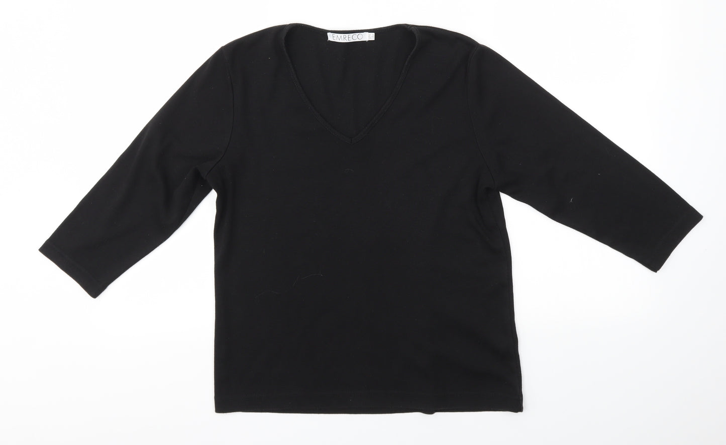 Emreco Womens Black   Pullover Jumper Size 14