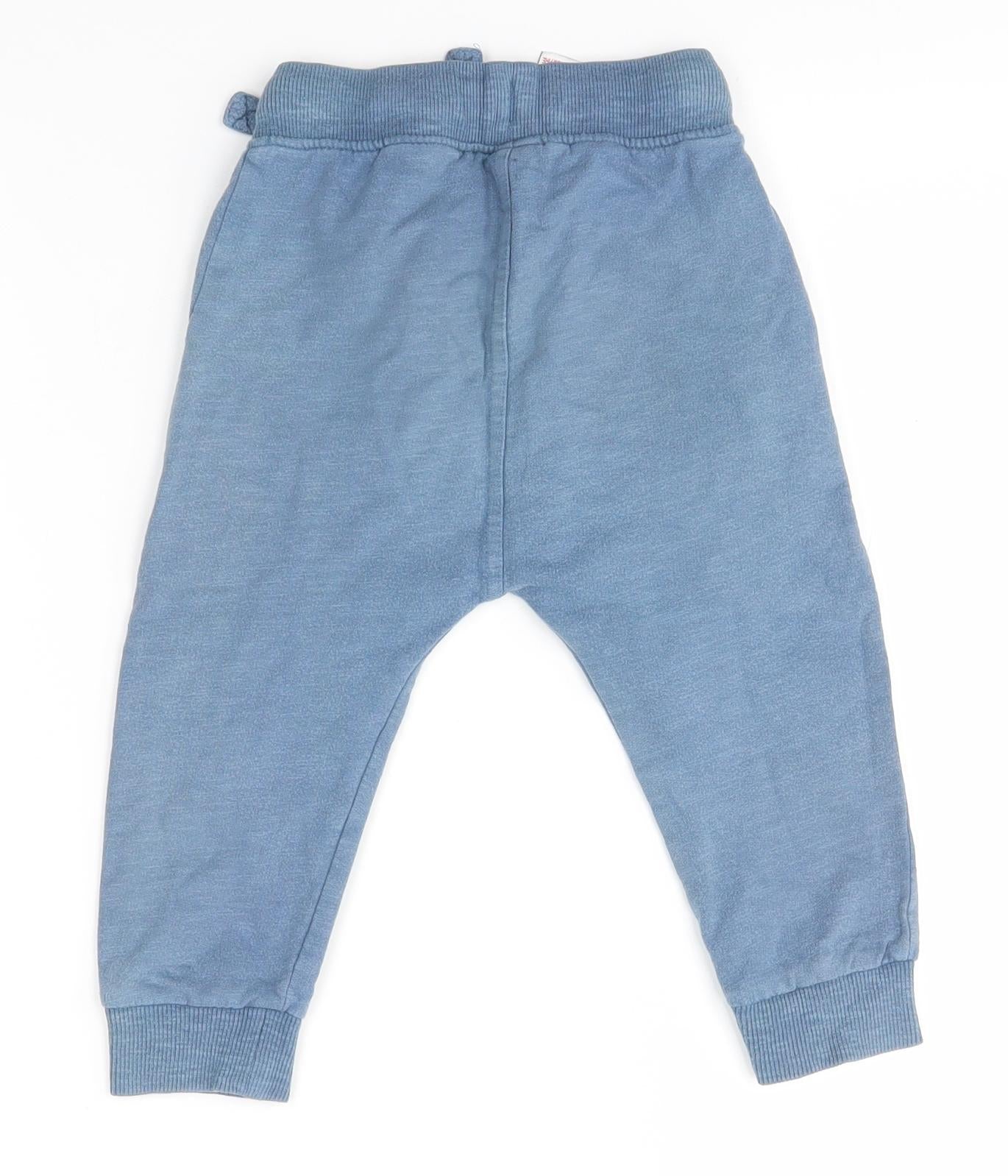 NEXT Boys Blue   Jogger Trousers Size 18-24 Months