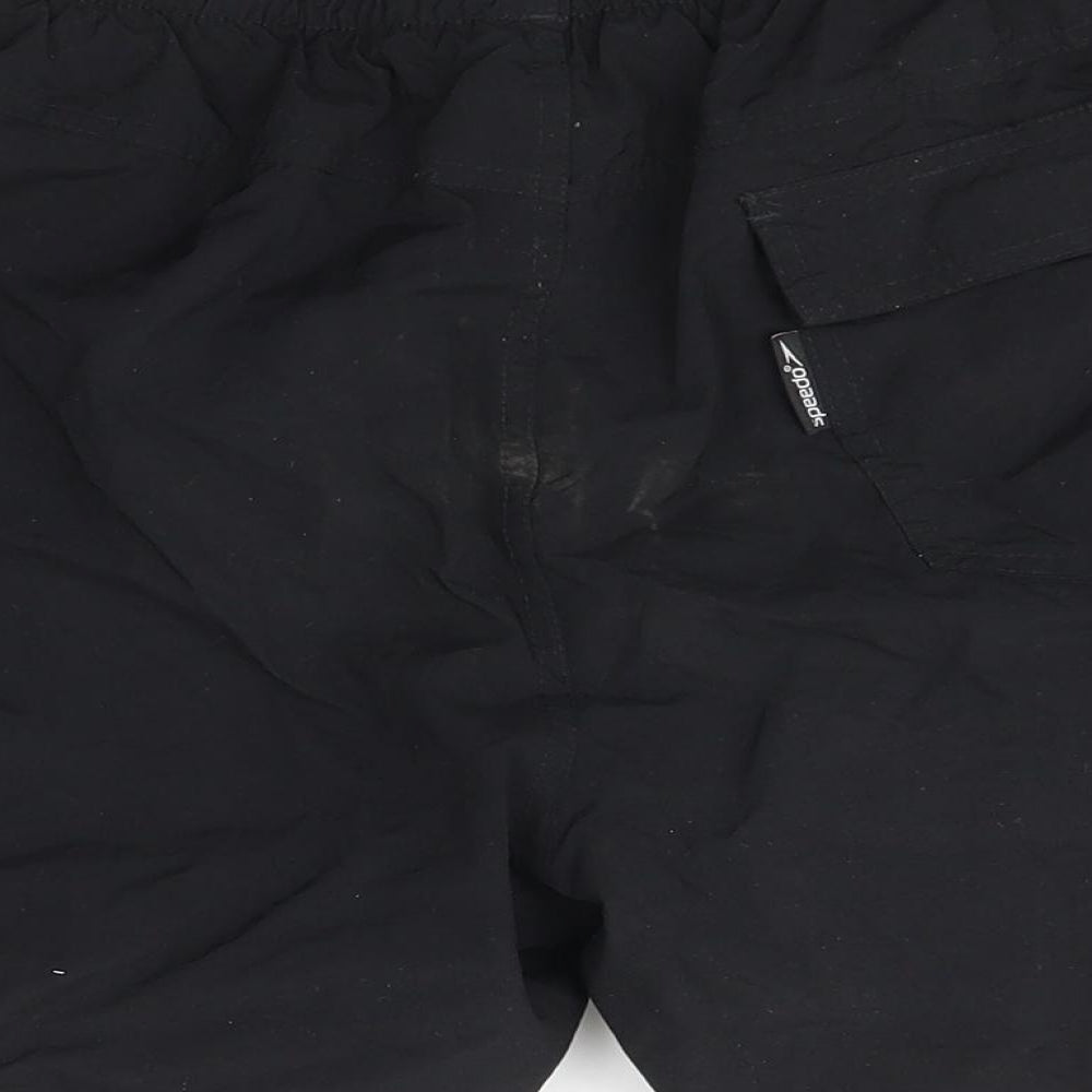 Speedo Mens Black   Sweat Shorts Size L