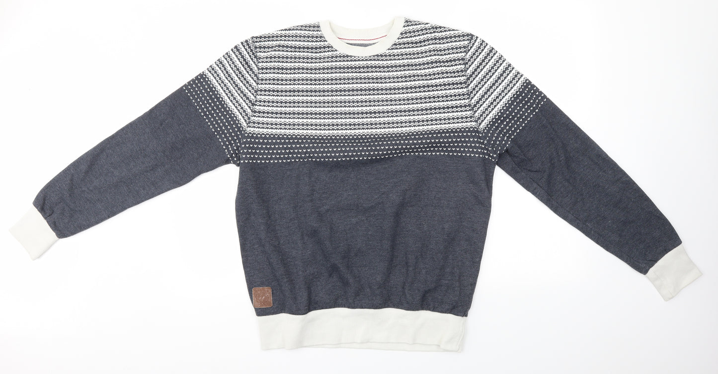 Preworn Mens Multicoloured   Pullover Jumper Size M  - Festive
