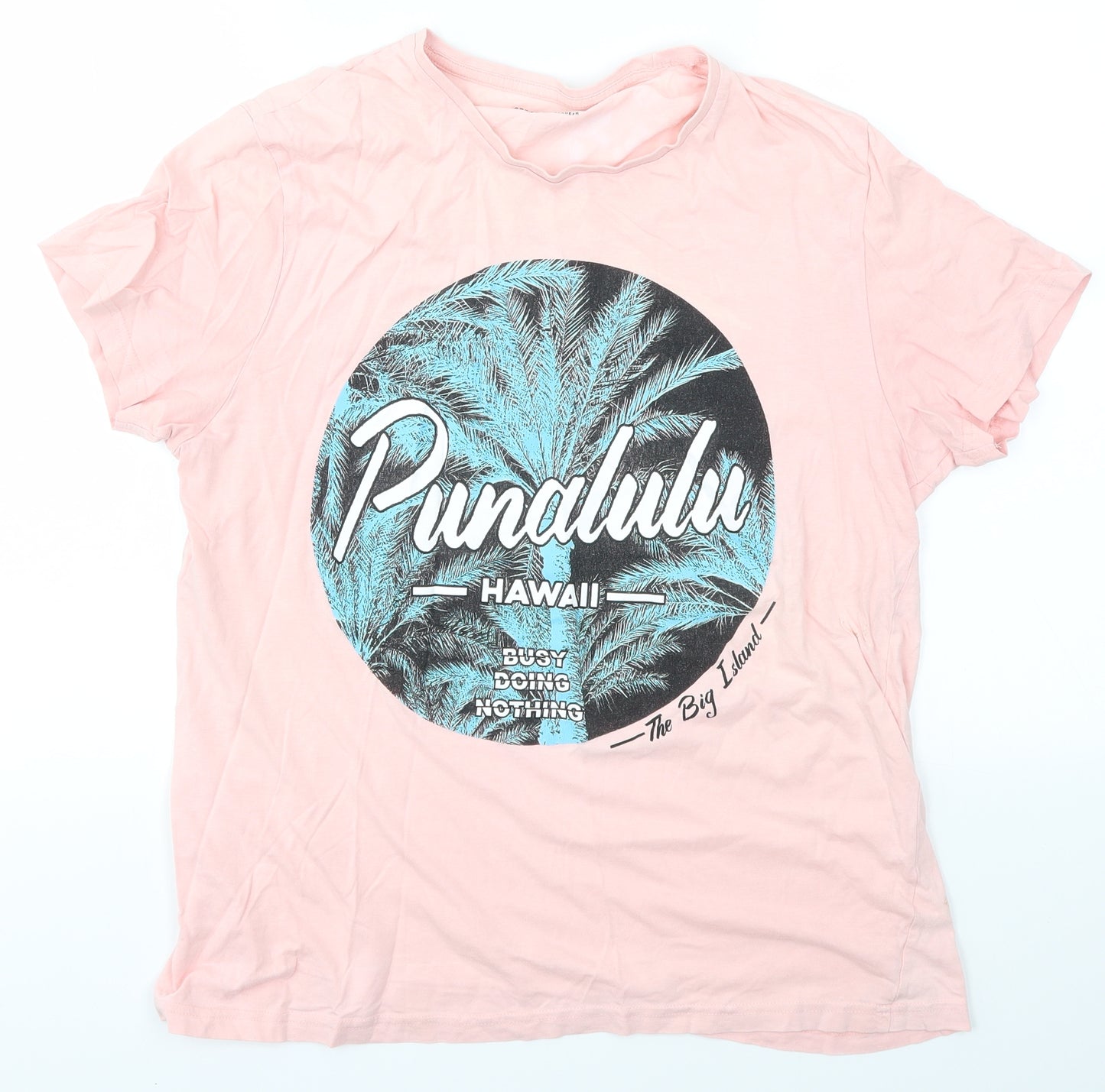 Primark Womens Pink   Basic T-Shirt Size L