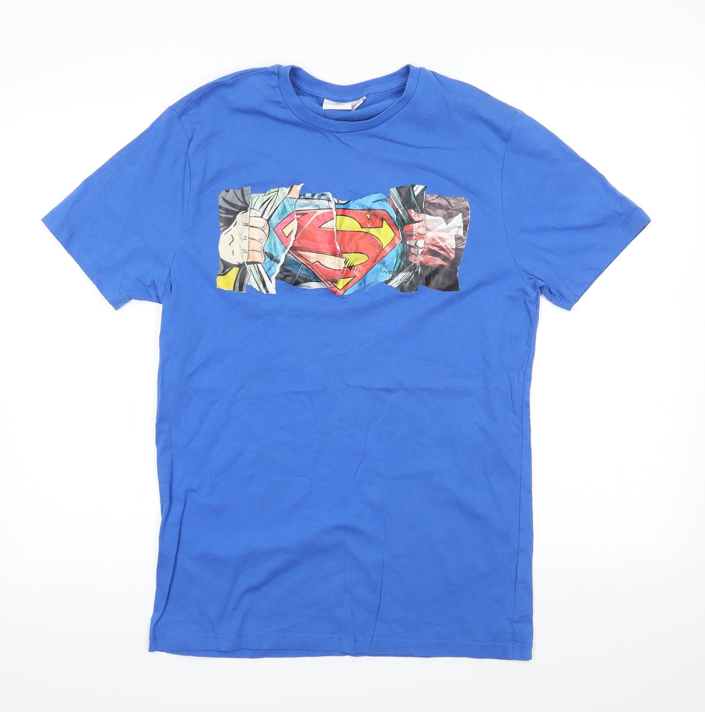 Primark Mens Blue    T-Shirt Size L  - Superman