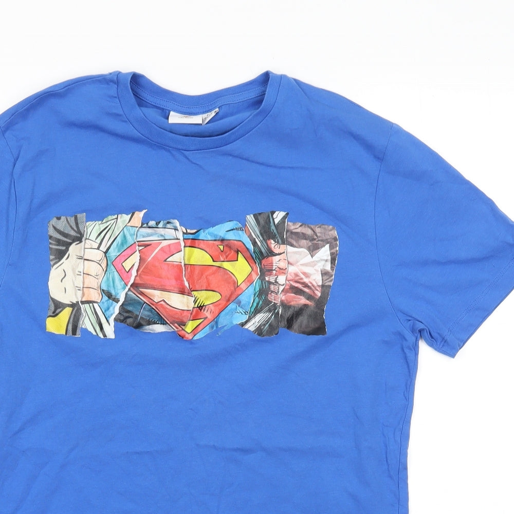 Primark Mens Blue    T-Shirt Size L  - Superman