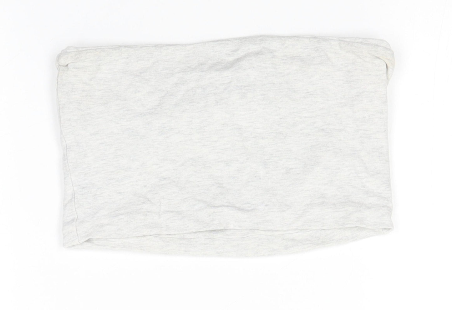 Topshop Womens Grey   Cropped Blouse Size 6