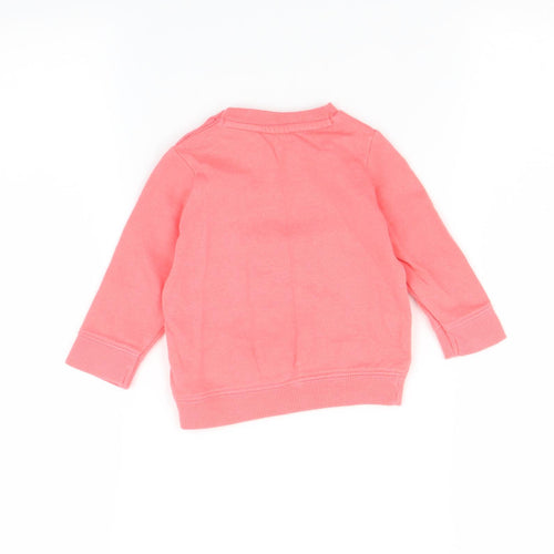 F&F Girls Pink   Pullover Jumper Size 0-3 Months  - Bee