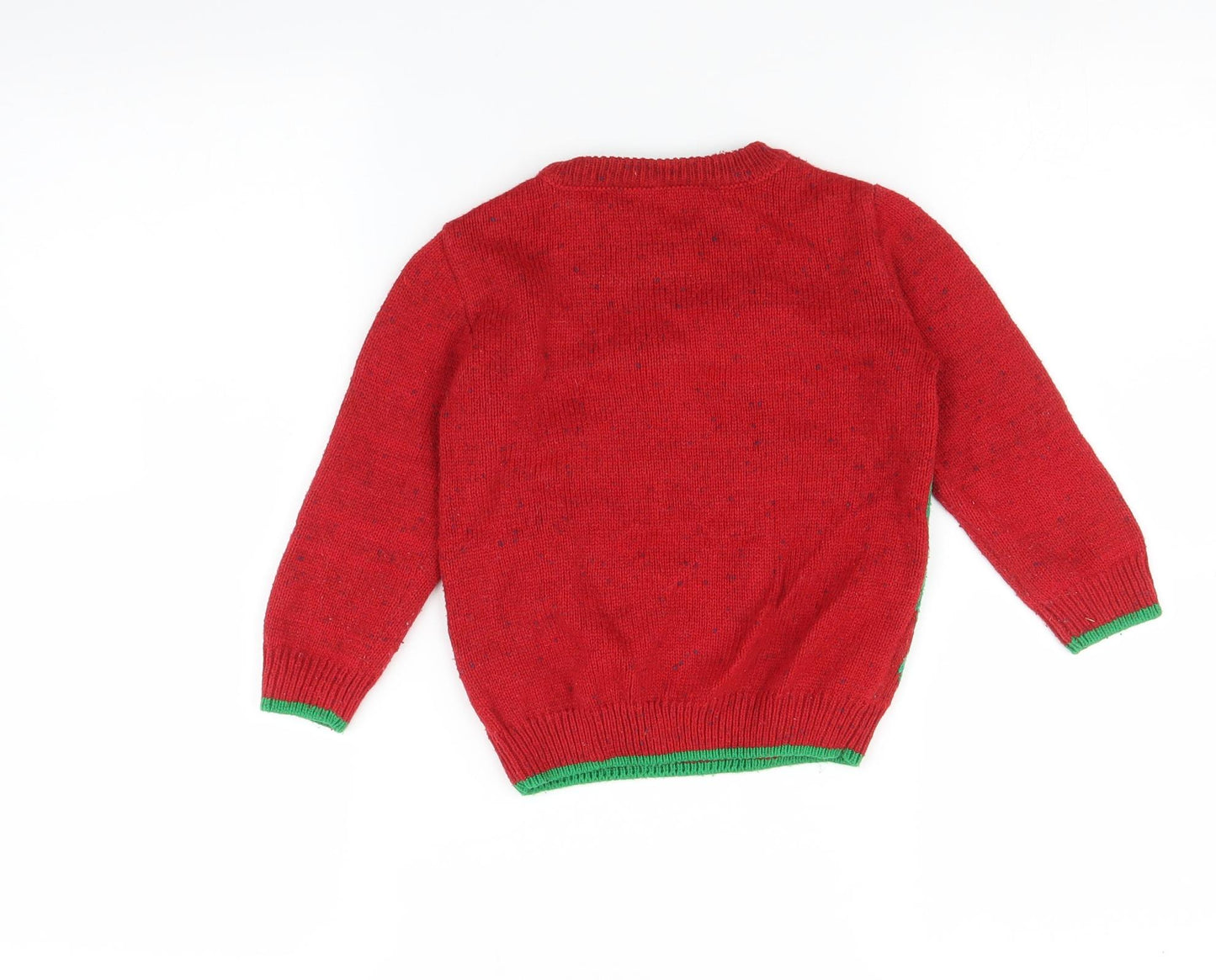 Nutmeg Boys Multicoloured   Pullover Jumper Size 2-3 Years  - Christmas jumper