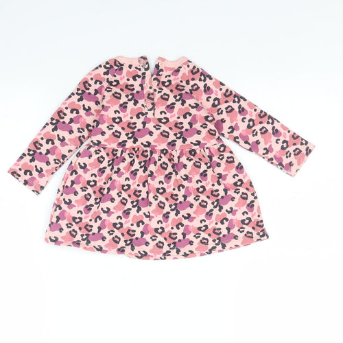 F&F Baby Pink Animal Print  Fit & Flare  Size 3-6 Months