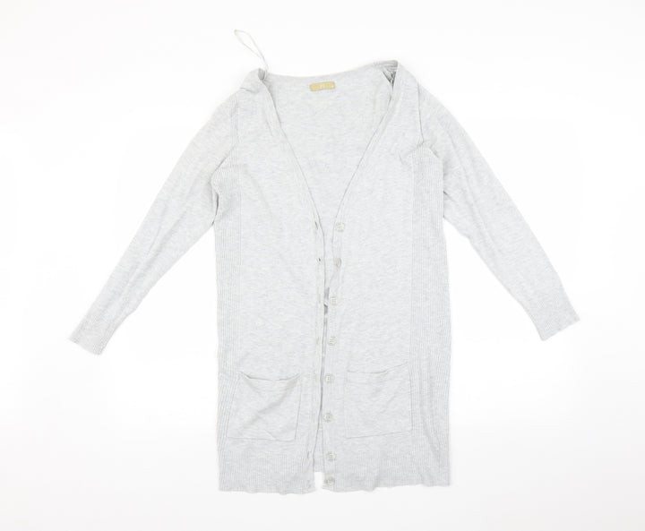 TU Womens Grey Cardigan Jumper Size 12