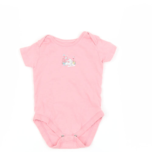 George Baby Pink   Babygrow One-Piece Size 9-12 Months  - bambi