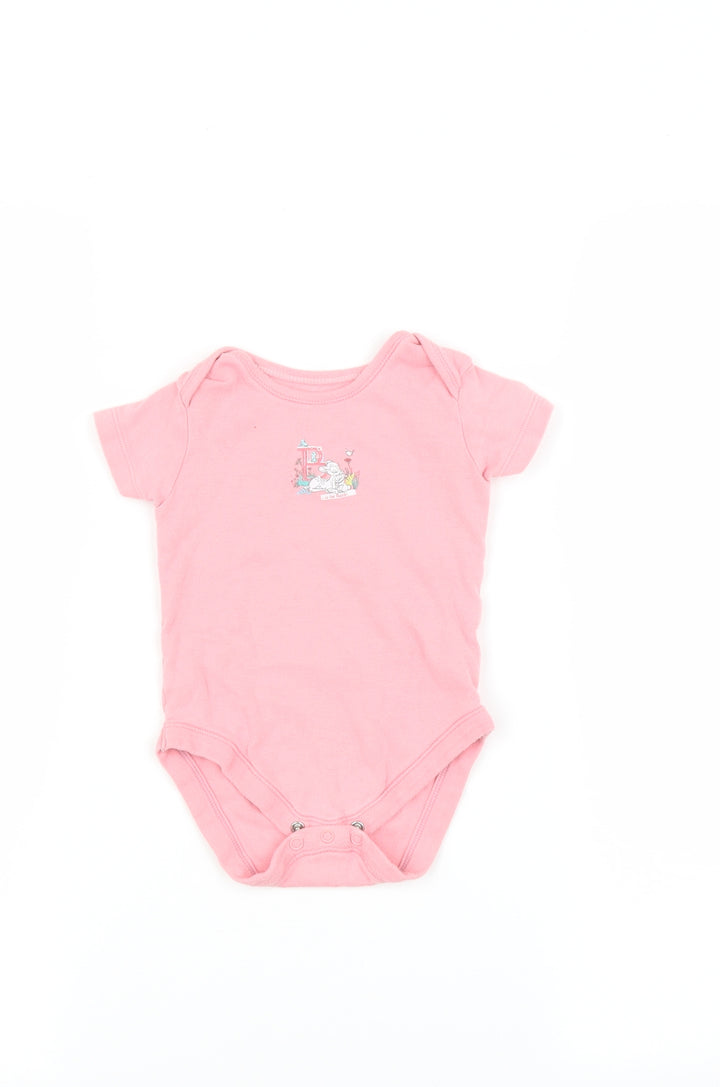 George Baby Pink Babygrow One-Piece Size 9-12 Months - bambi