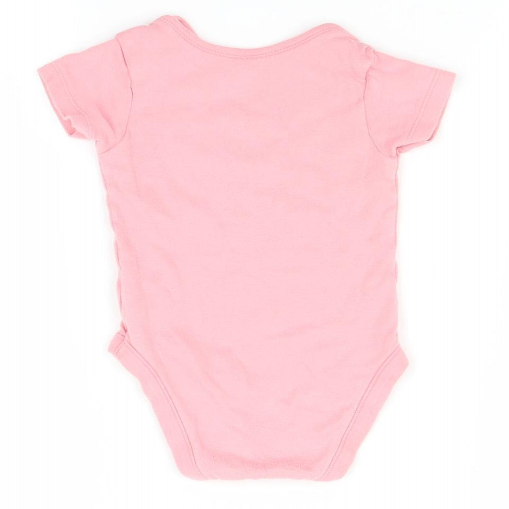 George Baby Pink   Babygrow One-Piece Size 9-12 Months  - bambi