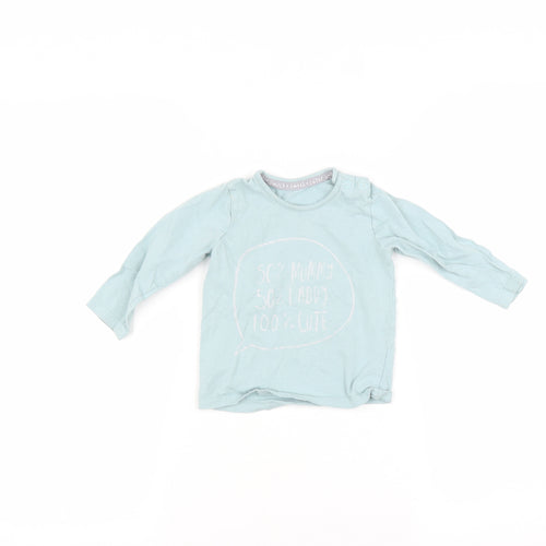 George Baby Blue   Basic T-Shirt Size 9-12 Months