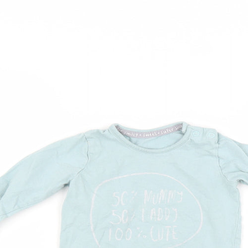 George Baby Blue   Basic T-Shirt Size 9-12 Months
