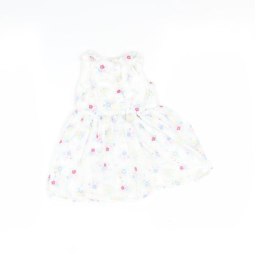 Primark Baby Multicoloured Floral  Fit & Flare  Size 12-18 Months