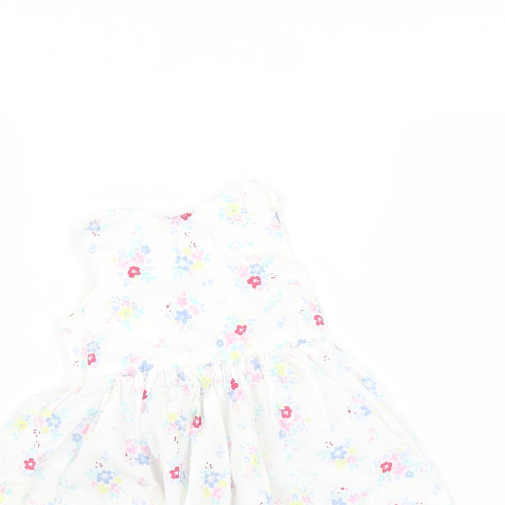 Primark Baby Multicoloured Floral  Fit & Flare  Size 12-18 Months