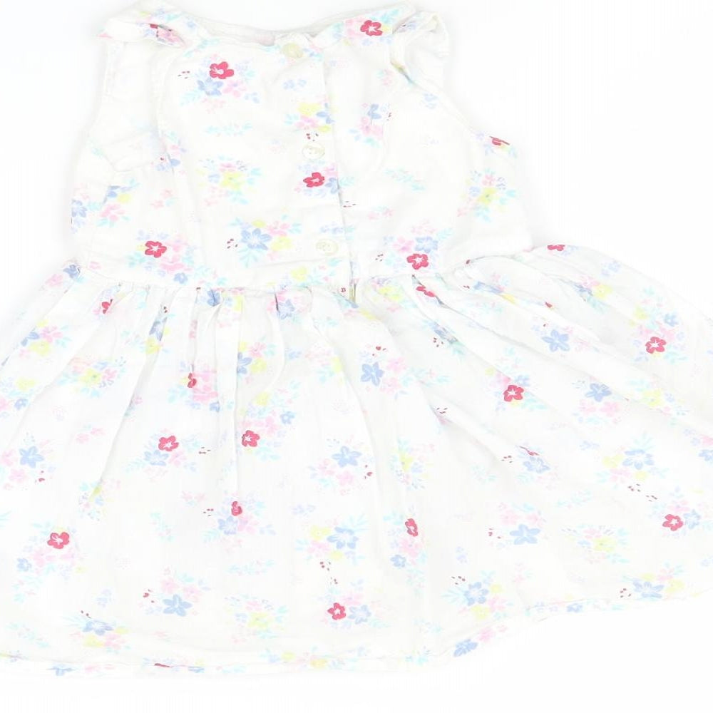Primark Baby Multicoloured Floral  Fit & Flare  Size 12-18 Months
