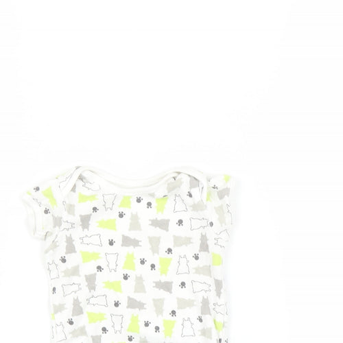 George Baby Multicoloured   Romper One-Piece Size 0-3 Months  - Bunny print