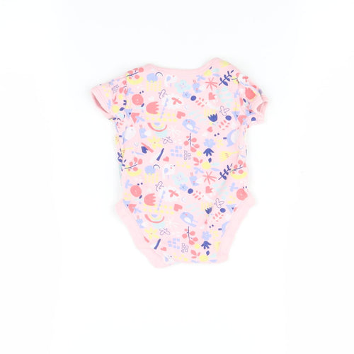 George Baby Pink   Babygrow One-Piece Size 0-3 Months  - Bird print