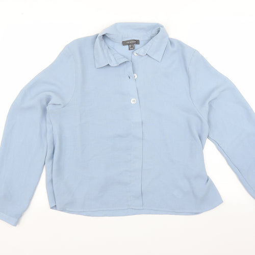 Primark Womens Blue    Button-Up Size 14