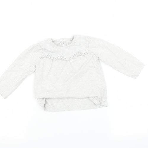 George Baby Grey   Basic T-Shirt Size 9-12 Months