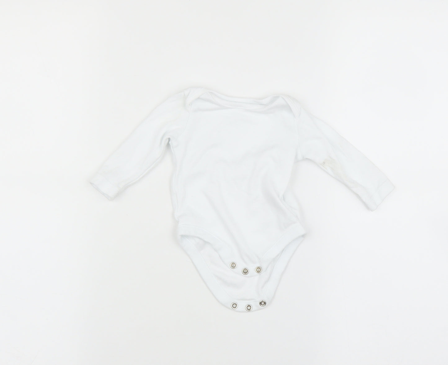 John Lewis Baby White   Babygrow One-Piece Size Newborn