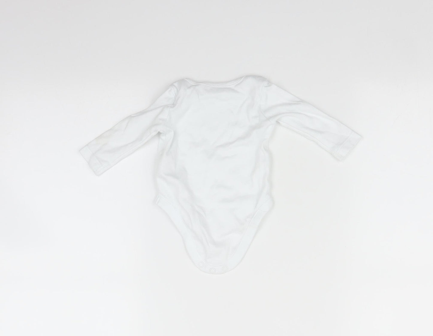 John Lewis Baby White   Babygrow One-Piece Size Newborn