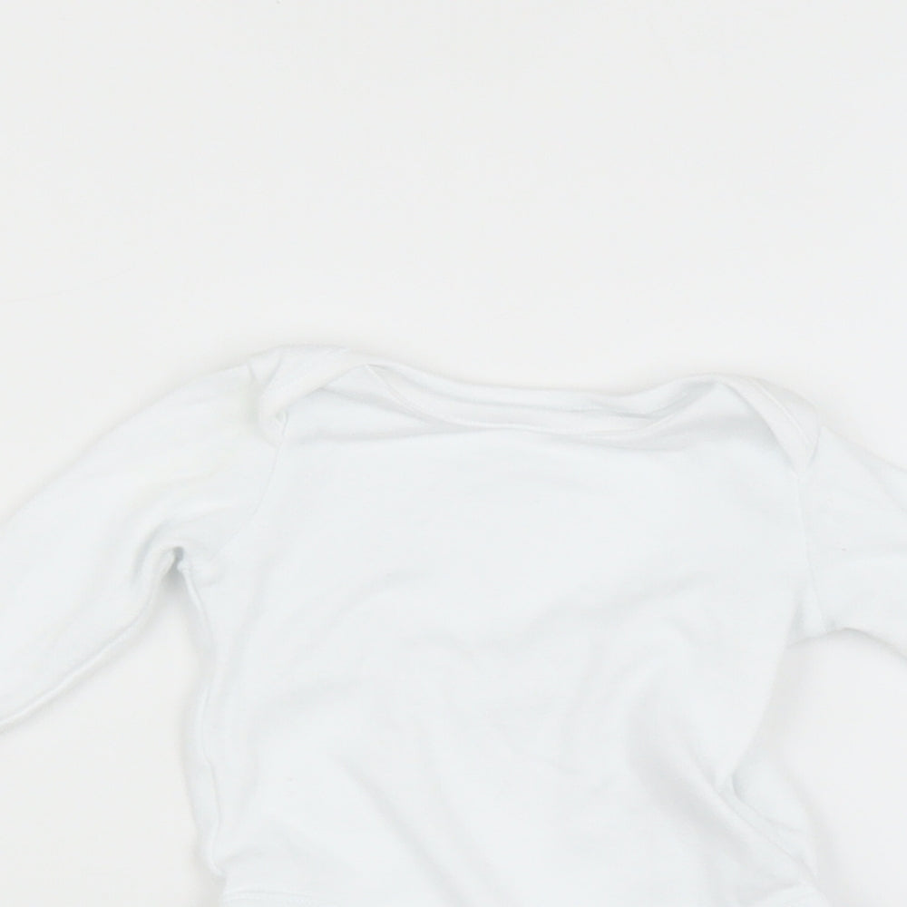 John Lewis Baby White   Babygrow One-Piece Size Newborn