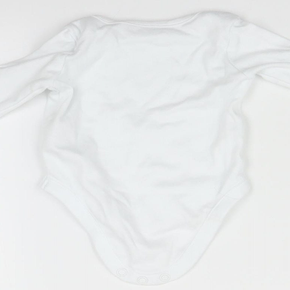 John Lewis Baby White   Babygrow One-Piece Size Newborn