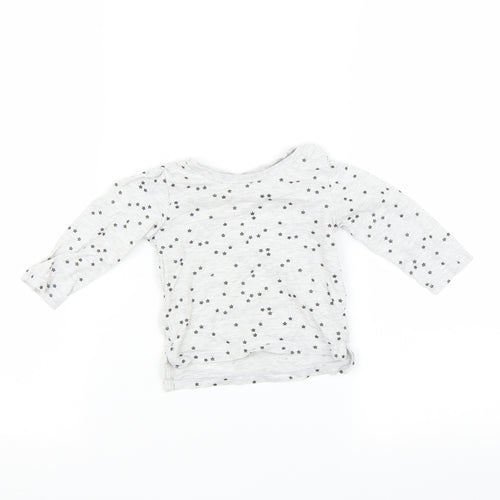 Primark Baby Grey   Basic T-Shirt Size 6-9 Months