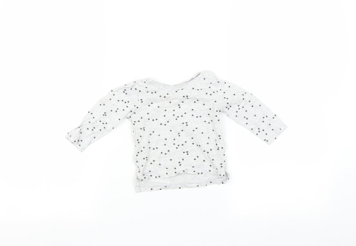 Primark Baby Grey   Basic T-Shirt Size 6-9 Months