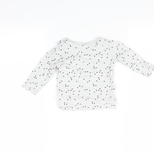Primark Baby Grey   Basic T-Shirt Size 6-9 Months