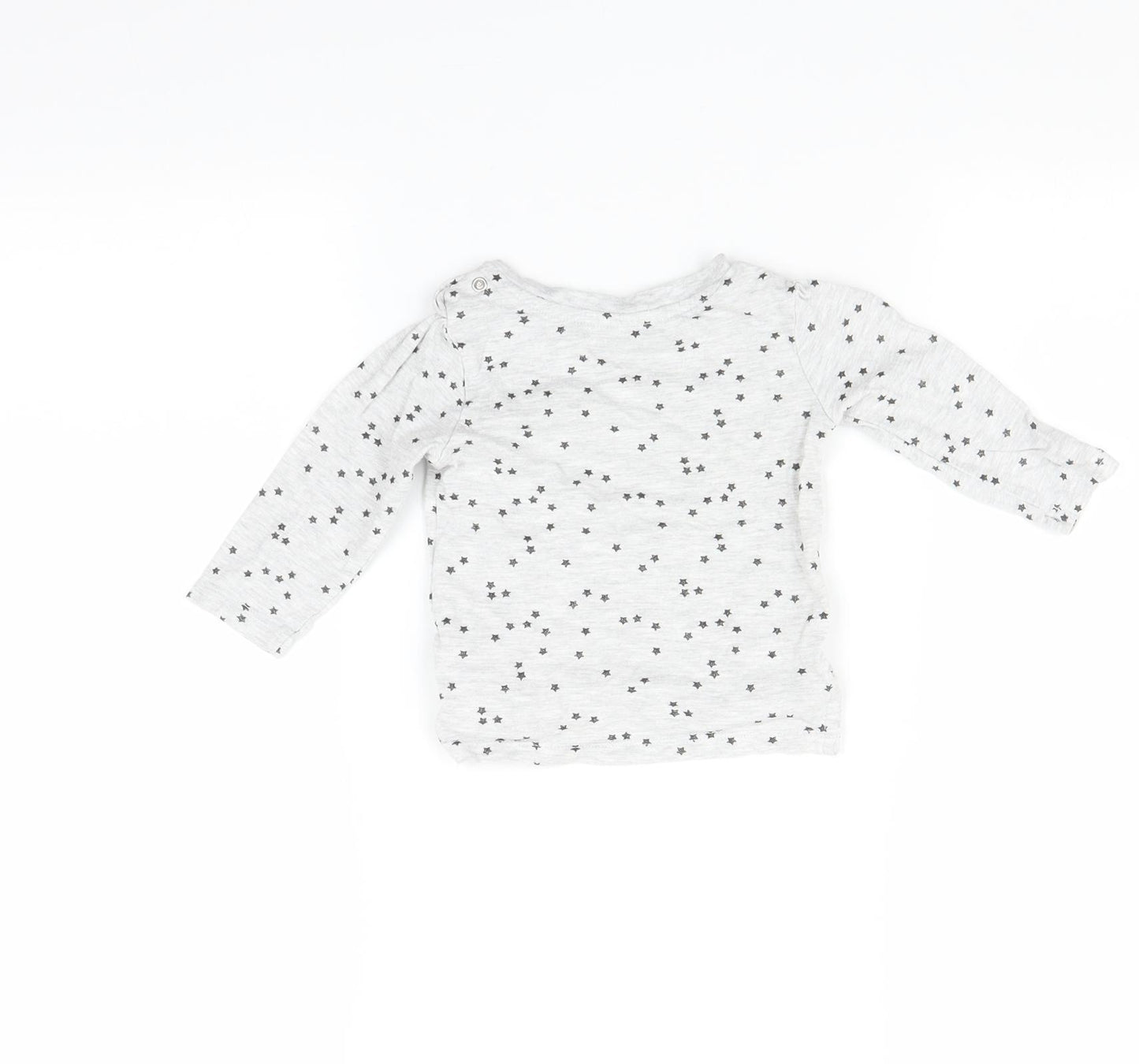 Primark Baby Grey   Basic T-Shirt Size 6-9 Months