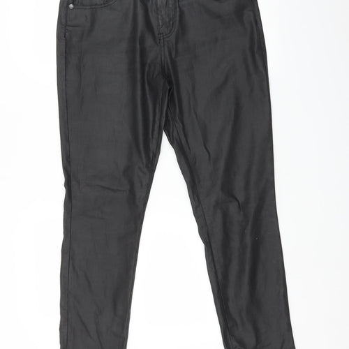 24/7 Womens Black   Mom Jeans Size 12 L30 in