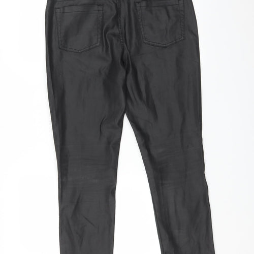 24/7 Womens Black   Mom Jeans Size 12 L30 in