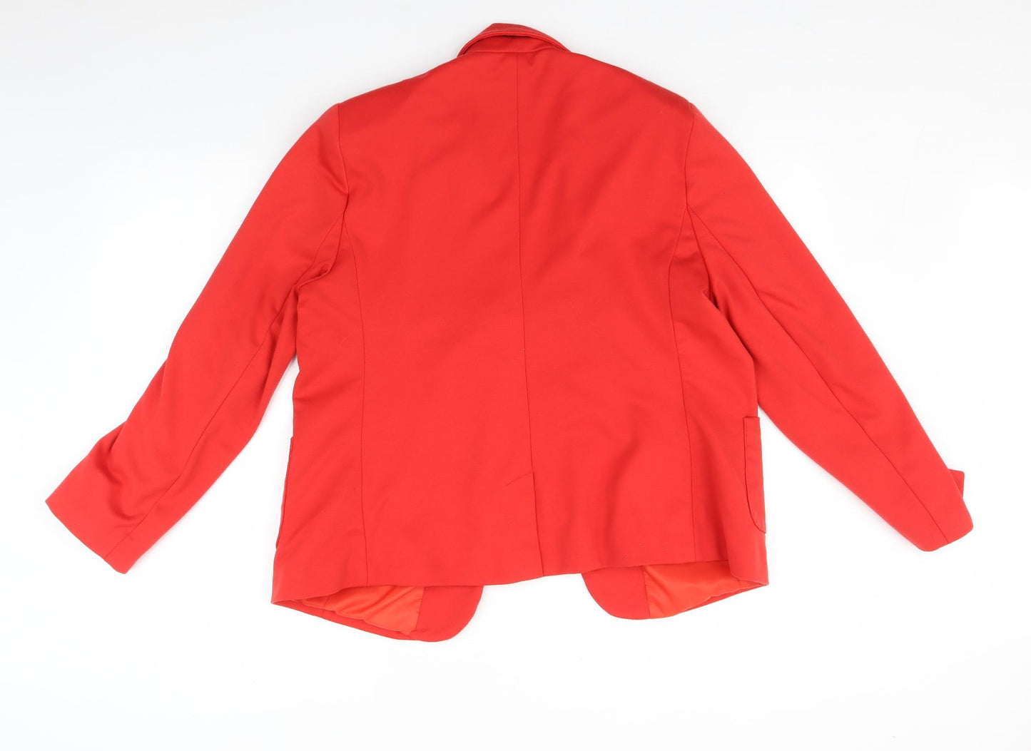 Peacocks Womens Red    Jacket Size 16
