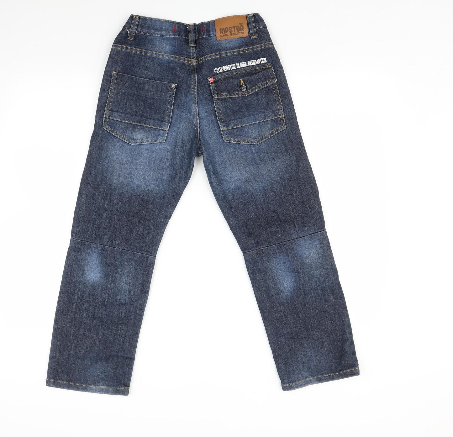 Ripstop Boys Blue   Straight Jeans Size 9 Years