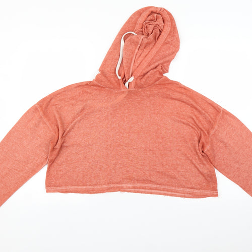 Preworn Womens Orange    Hoodie Size M