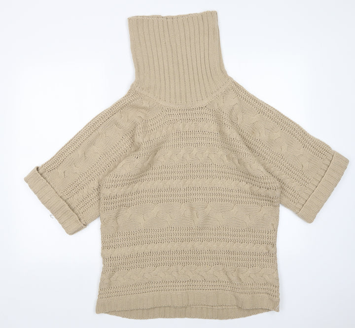 EWM Womens Beige Pullover Jumper Size XL