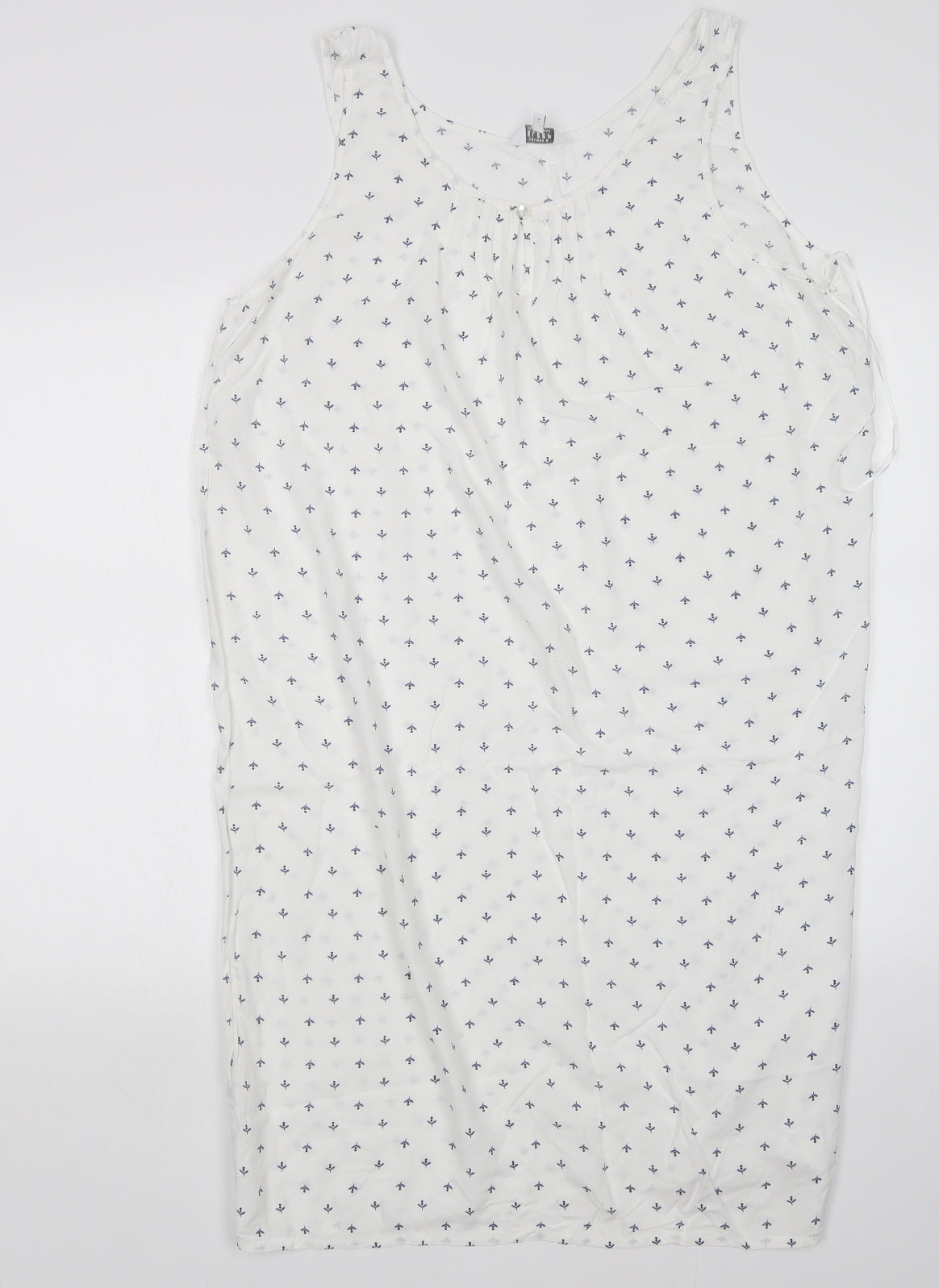 Debenhams Womens White Floral   Dress Size 16