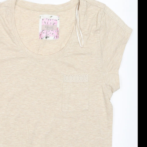 Matalan Womens Beige   Top Pyjama Top Size 14