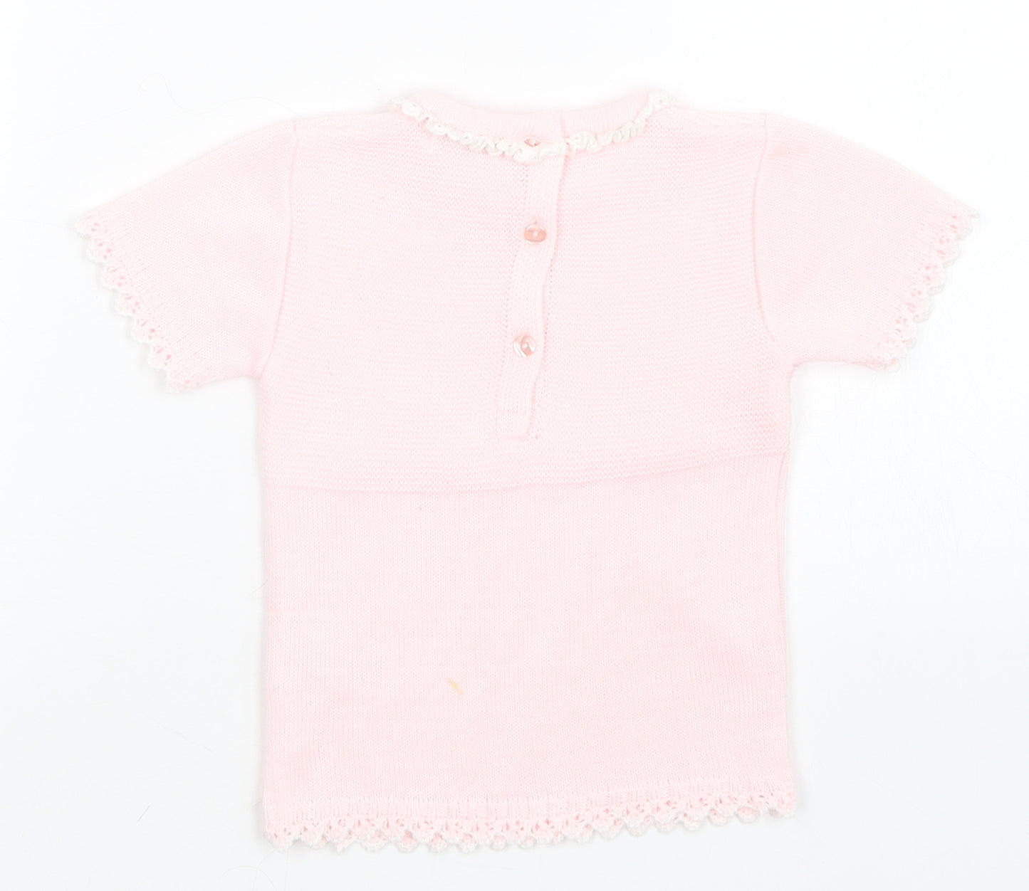 bluesbaby Girls Pink   Pullover Jumper Size 9-12 Months