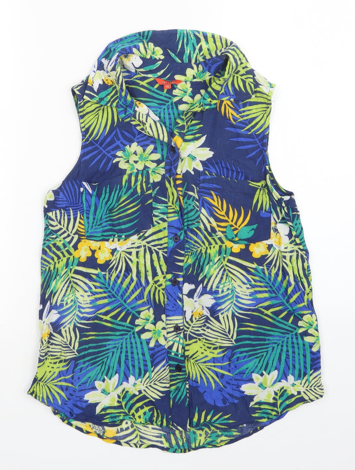 o'stin studio Womens  Floral  Basic Button-Up Size XS