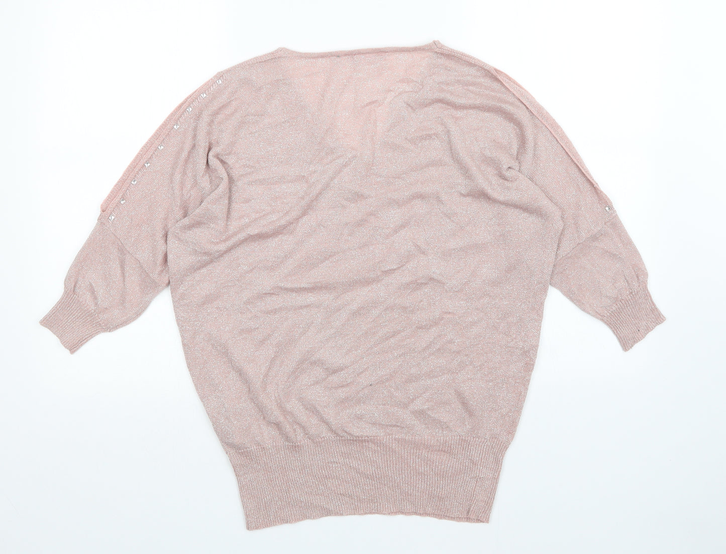 Together Womens Pink   Pullover Jumper Size 16