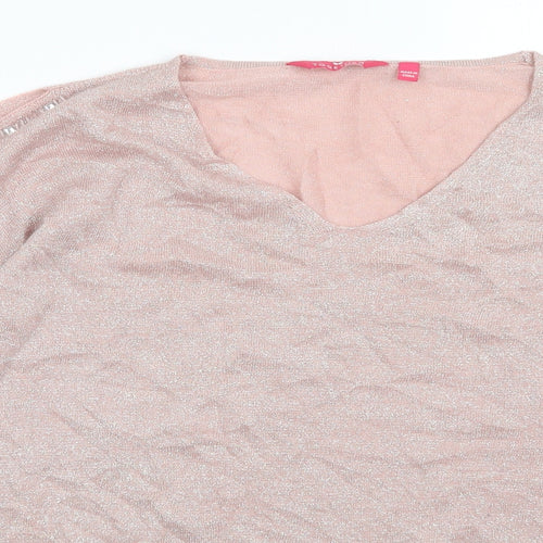 Together Womens Pink   Pullover Jumper Size 16