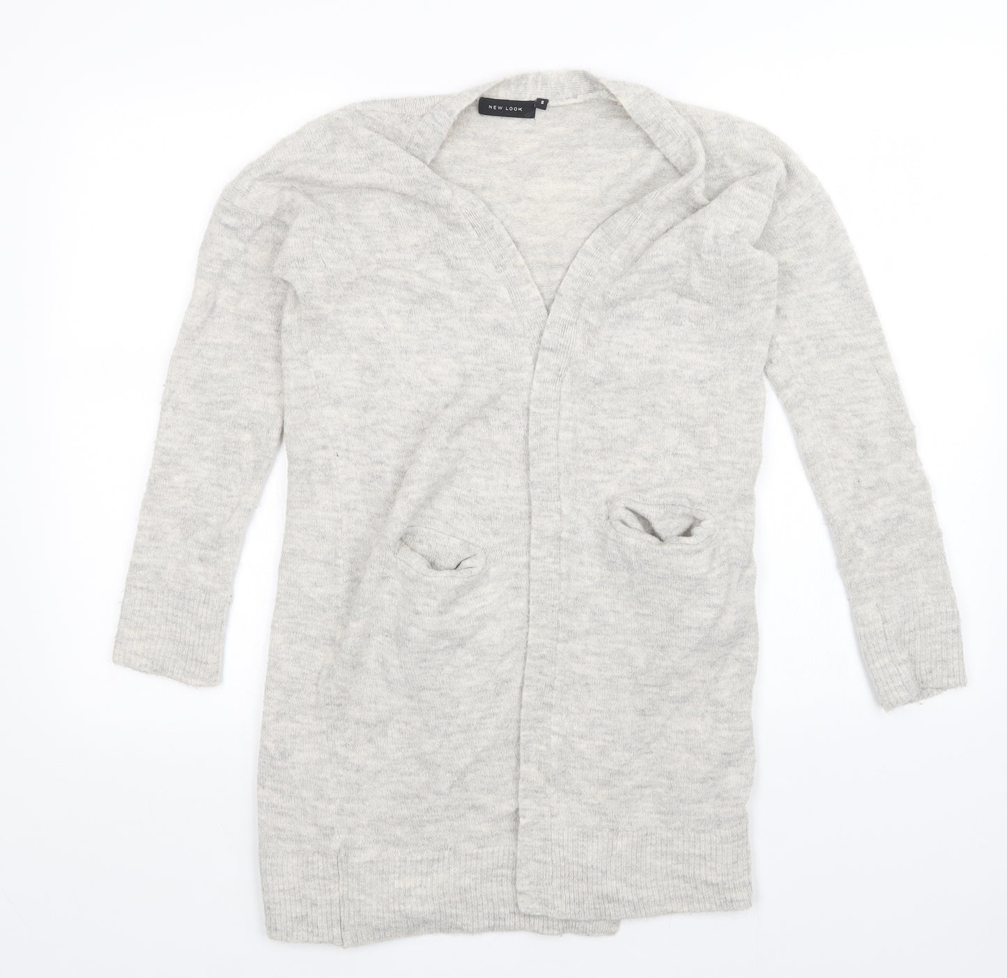 New Look Womens Grey   Cardigan Jumper Size S