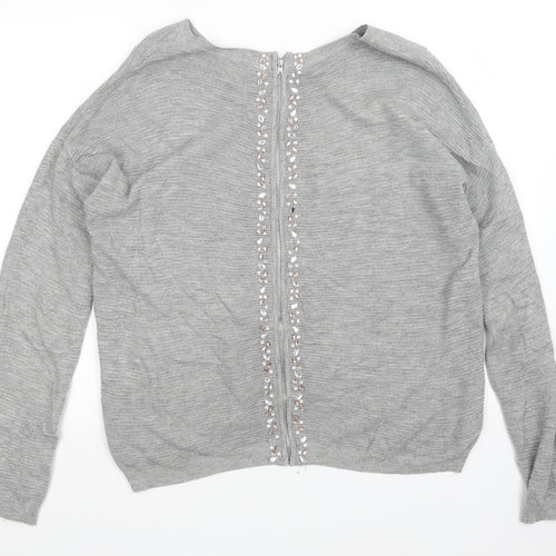 NEXT Womens Grey   Pullover Jumper Size 12