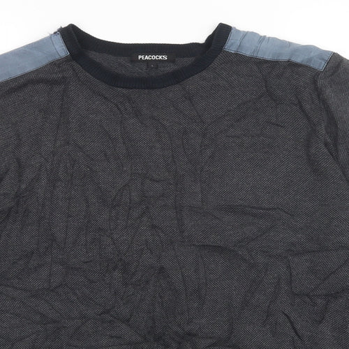 Peackos Womens Grey   Pullover Jumper Size L