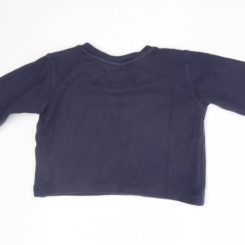 Momy mouse Baby Blue   Basic T-Shirt Size 12-18 Months