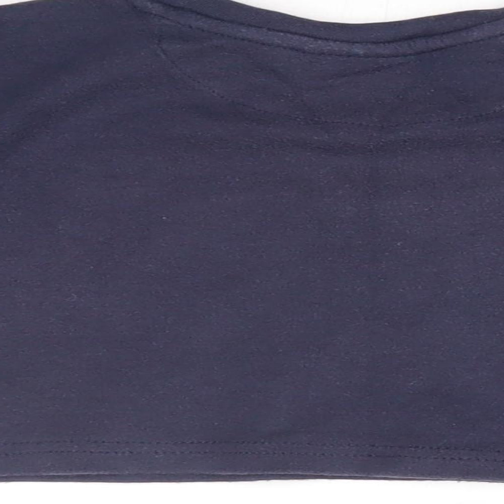 Momy mouse Baby Blue   Basic T-Shirt Size 12-18 Months