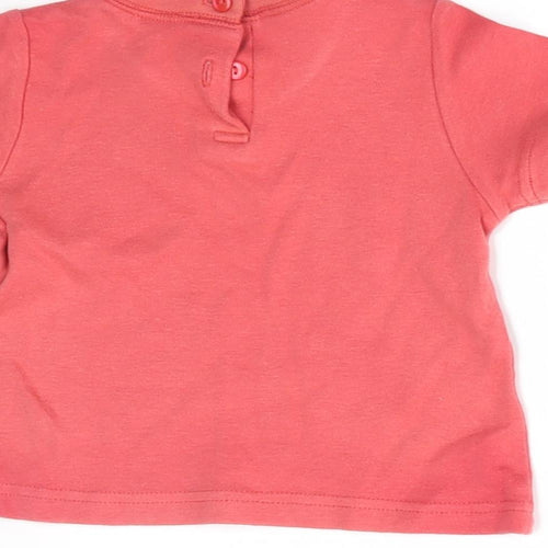 George Baby Red   Basic T-Shirt Size 3-6 Months